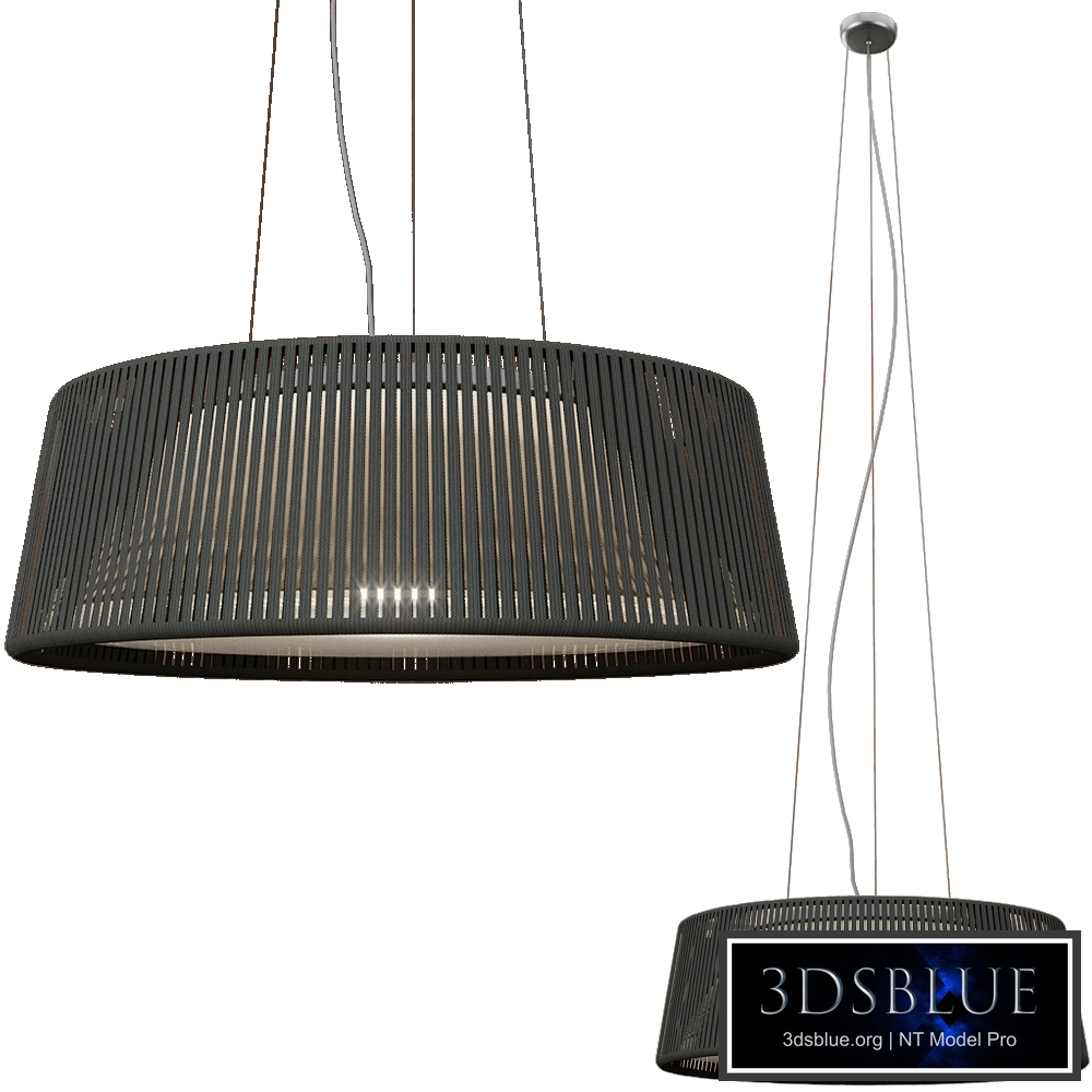 Pendant lamp DRUM 80 CM